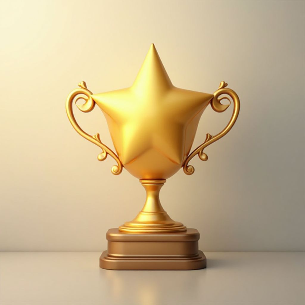 Star trophy icon