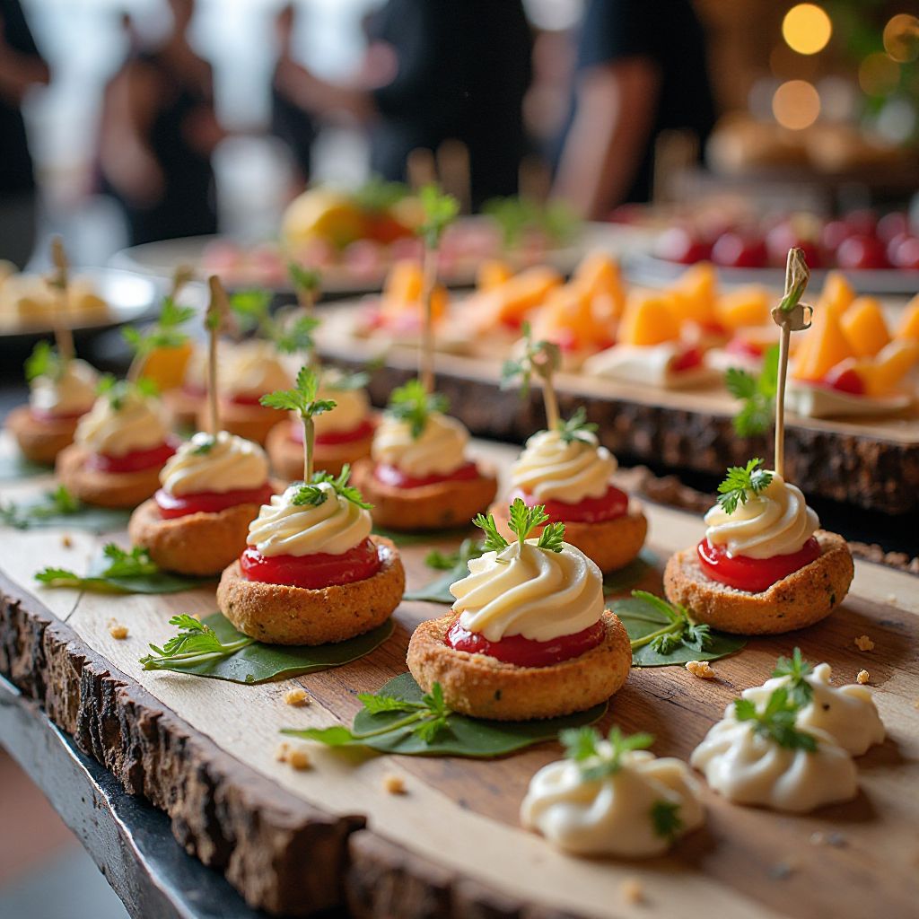 Artistic food presentation