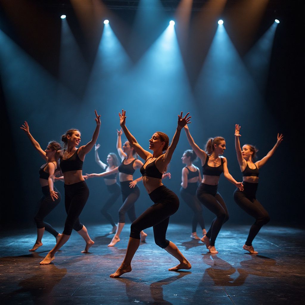 Contemporary dance performance